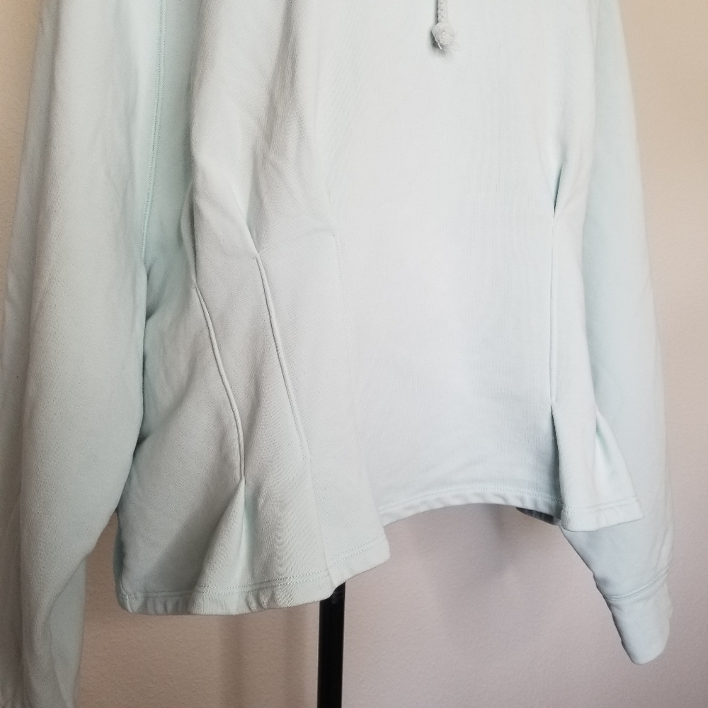 Fabletics June cropped peplum hoodie sweatshirt 1X - Picture 4 of 10